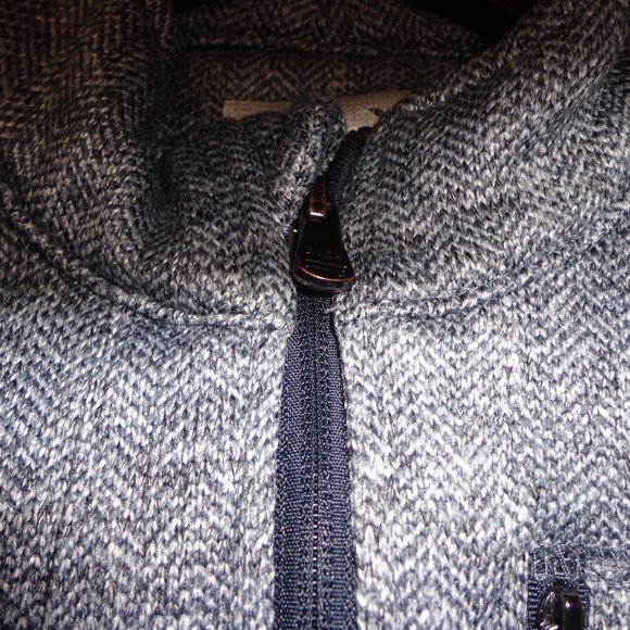 NWOT MARC NEW YORK ANDREW MARC FLEECE-LINED JACKET S BLUE HERRINGBONE - Picture 5 of 16